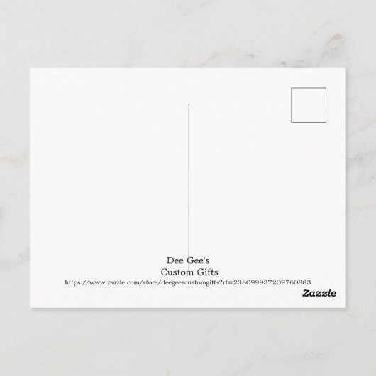 幽霊のよく出るハウスと幽霊ハロウィーン ポストカード (裏面)