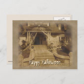 幽霊のよく出るハウスアットハロウィーン ポストカード (正面/裏面)