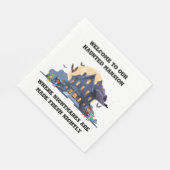 幽霊のよく出るハウスアットミッドナイト スタンダードランチョンナプキン (角)