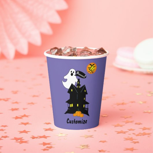 幽霊のよく出るハウスアンド幽霊紙カップ 紙コップ (インサイチュ)