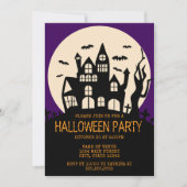 幽霊のよく出るハウスオンアヒルハローウィンパーティ 招待状 (正面)