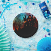 幽霊のよく出るハウスオンアヒル ペーパープレート (パーティー)