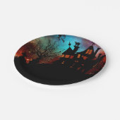 幽霊のよく出るハウスオンアヒル ペーパープレート (アングル)