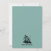 幽霊のよく出るハウスコスメ不気味ントミントハローウィンパーティ 招待状 (裏面)