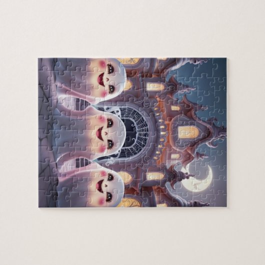 幽霊のよく出るハウスジグソーチャレンジ ジグソーパズル (横)