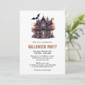 幽霊のよく出るハウスジャックオランタンズムーンハローウィンパーティ 招待状 (スタンド正面)