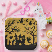 幽霊のよく出るハウススクエア ペーパープレート (パーティー)