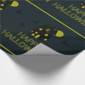 幽霊のよく出るハウスハッピーハローウィン ラッピングペーパー (角)