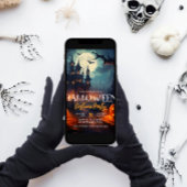 幽霊のよく出るハウスハロウィーンの衣装パーティー 招待状