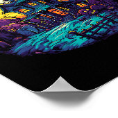 幽霊のよく出るハウスハロウィーンの衣装 ポスター (角)