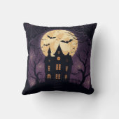 幽霊のよく出るハウスハロウィーンスクエアピロー クッション (裏面)