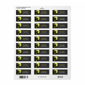 幽霊のよく出るハウスハロウィーンラベル ラベル (フルシート)