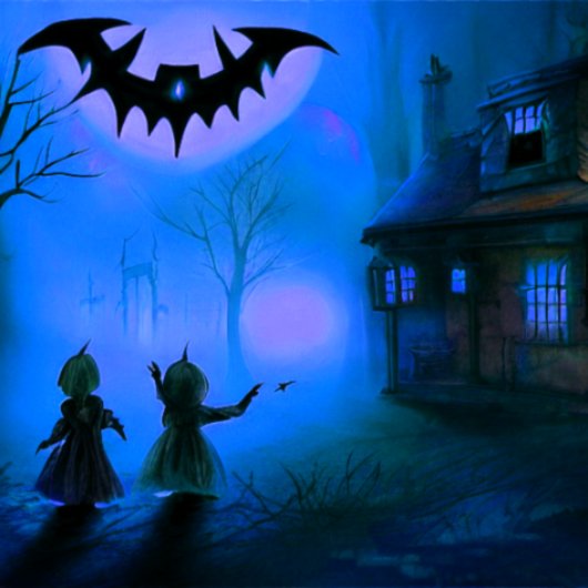 幽霊のよく出るハウスハロウィーンTシャツ Tシャツ