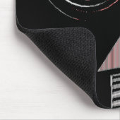 幽霊のよく出るハウスフルムーンアンドこうもり マウスパッド (コーナー)