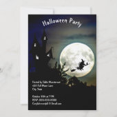 幽霊のよく出るハウスフルムーン魔女ハローウィンパーティ 招待状 (正面)