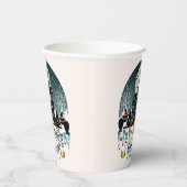 幽霊のよく出るハウスホラーハロウィンナイト大人紙 紙コップ (右)