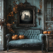 幽霊のよく出るハウスポスター – ハロウィーン不気味プリント ポスター