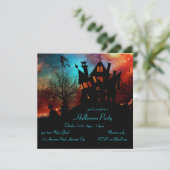 幽霊のよく出るハウスレッド&ブルースカイ 招待状 (スタンド正面)