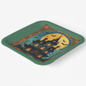 幽霊のよく出るハウス – ゴシック ペーパープレート (傾斜あり)