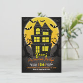 幽霊のよく出るハウス&ツ不気味リーハローウィンパーティ 招待状 (スタンド正面)