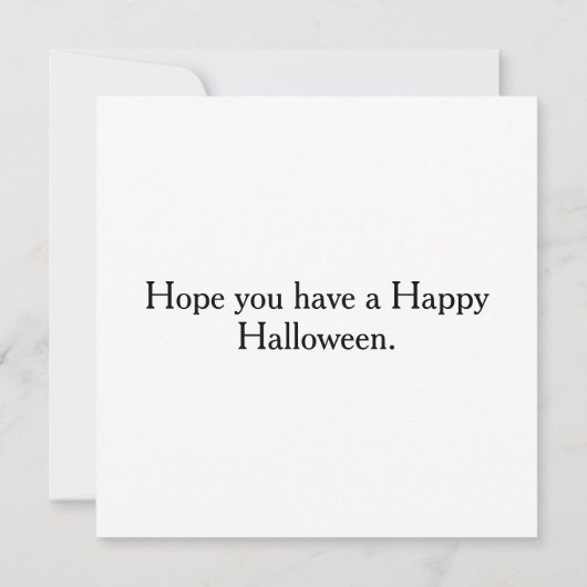 幽霊のよく出るハウス&パンプキンス |ハッピーハローウィン カード (裏面)