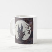 幽霊のよく出るハウス（フロントのみ）コーヒーマグ コーヒーマグカップ (正面左)