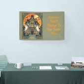 幽霊のよく出るハウス – 不気味なクレセント 横断幕 (トレードショー)