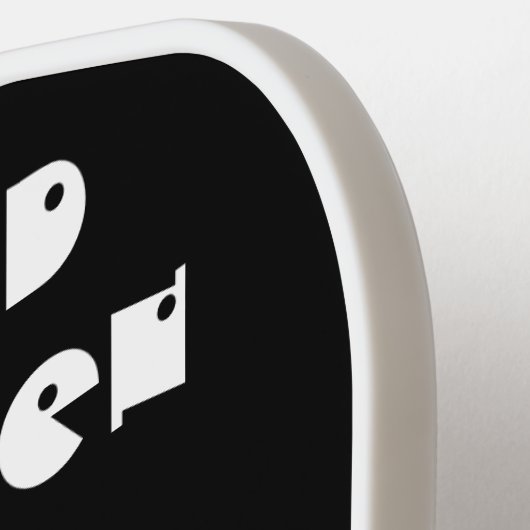 幽霊のよく出るハロウィン不気味ゴシックスカルクモWeb ピックルボールラケット (左詳細)