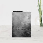 幽霊のよく出るハロウィン空白のスカイアートカード カード (裏面)