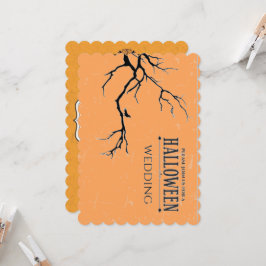 幽霊のよく出るハロウィン結婚ズ カード