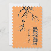 幽霊のよく出るハロウィン結婚ズ カード (正面)