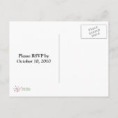 幽霊のよく出るハローウィンパーティ招待状 インビテーションポストカード (裏面)