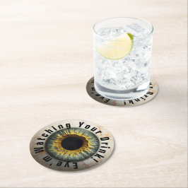 👁️幽霊のよく出るハローウィンパーティ! ラウンドペーパーコースター