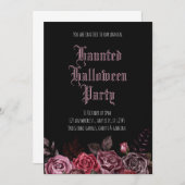 幽霊のよく出るハローウィンパーティ 招待状 (正面/裏面)