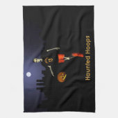 幽霊のよく出るバスケ キッチンタオル (縦)