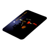 幽霊のよく出るバスケ マグネット (左側)