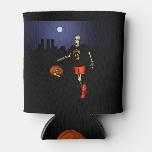 幽霊のよく出るバスケ 缶クーラー (正面)