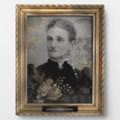 幽霊のよく出るポートレート |プラーク | Old Woman フォトプラーク (正面)