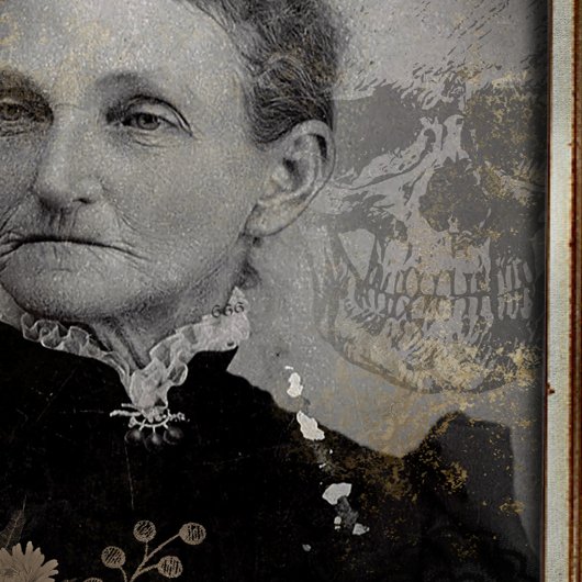 幽霊のよく出るポートレート | Old Woman |ダウンロード可能なポスター ポスター