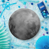 幽霊のよく出るラヴェンスとのハロウィーンの空 ペーパープレート (パーティー)