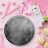 幽霊のよく出るラヴェンスとのハロウィーンの空 ペーパープレート (パーティー)