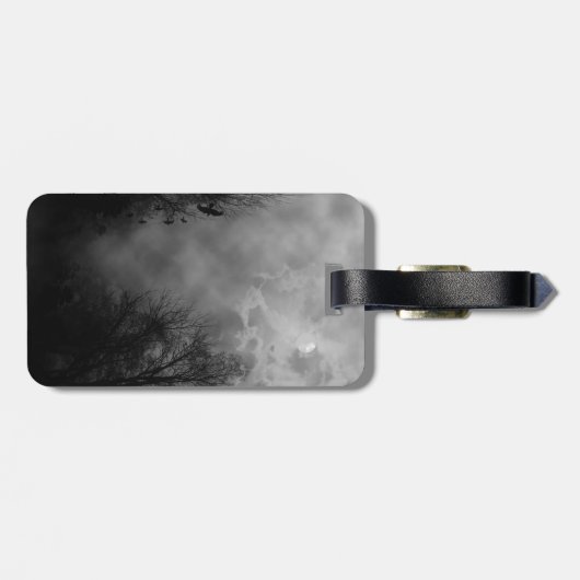 幽霊のよく出るラヴェンスとのハロウィーンの空 ラゲッジタグ (裏面横)