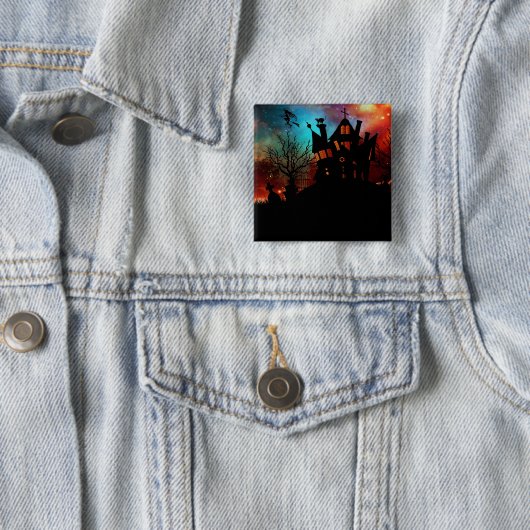 幽霊のよく出る丘の家 缶バッジ (インサイチュ)