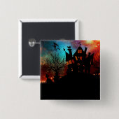 幽霊のよく出る丘の家 缶バッジ (正面&裏面)