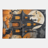 幽霊のよく出る収穫夜 キッチンタオル (横)