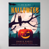 幽霊のよく出る墓地ダンスパーティープロモーションクラブ ポスター (正面)