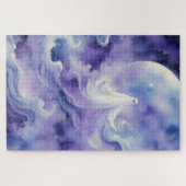 幽霊のよく出る夜 – 星の中の幽霊 ジグソーパズル (横)