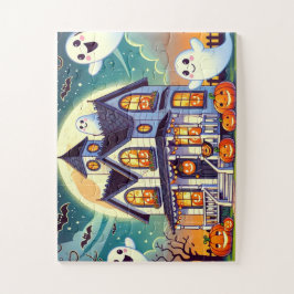 幽霊のよく出る家と幽霊フレンドリー ジグソーパズル