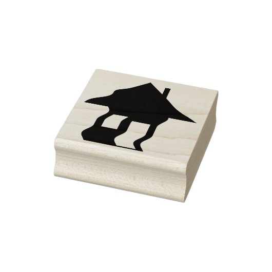 幽霊のよく出る家シルエットアートスタンプ ラバースタンプ (スタンプ)