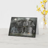 幽霊のよく出る家 カード (黄色い花)